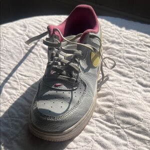 Nike Kids Sneakers - Gray, Pink, Yellow